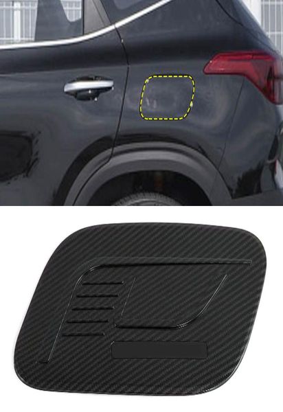 o Kia Seltos 20192021 Accessori auto per auto Tappo serbatoio olio combustibile Trim cromato Cornice di copertura Adesivo Decorazione2240356