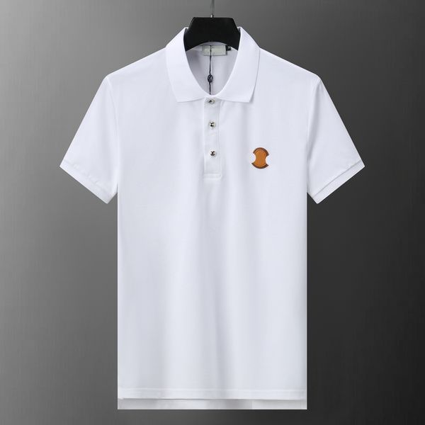 Designer Polo Herren Polos Mode Herren T-Shirt Baumwollmaterial Top High-End T-Shirt Brustabzeichen Trend Luxus Casual Herrenbekleidung Asiatische Größe M-3XL