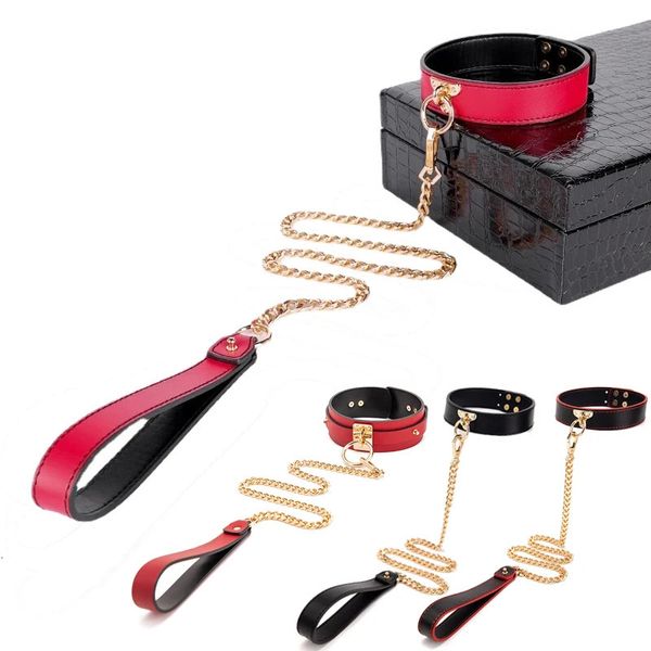 Blackwolf escravo cama bondage colarinho contenção com trela bdsm brinquedos sexuais eróticos para mulheres casais jogos adultos produto 240117