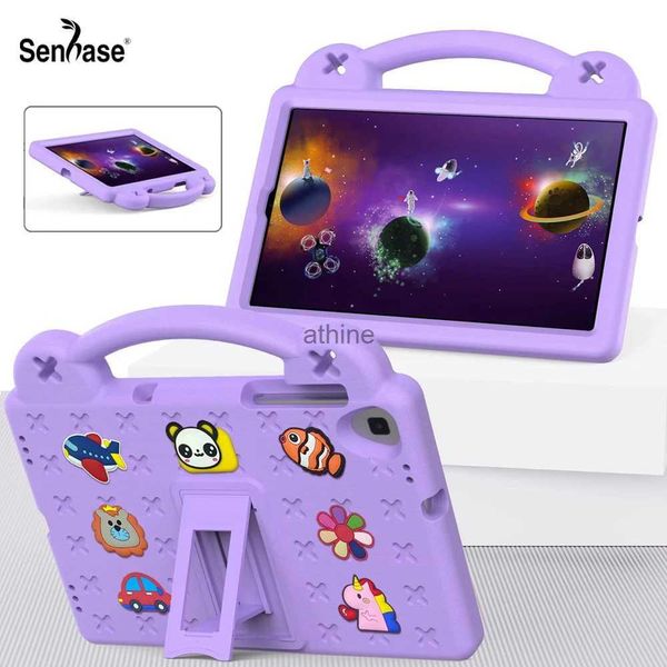 Custodie per tablet PC Borse per Samsung Galaxy Tab A 10.1 2019 SM-T510 SM-T515 Custodia per bambini Sicura EVA Schiuma Cartoon Custodia antiurto portatile Custodia per tablet YQ240118