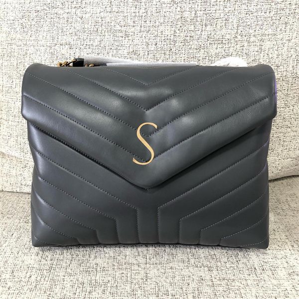 LOULOU giocattolo trapuntato Borsa tote moda donna di lusso lettera in metallo 10a Pochette a tracolla firmata Borsa imbottita da uomo Borsa in vera pelle Portafogli borse a tracolla a tracolla