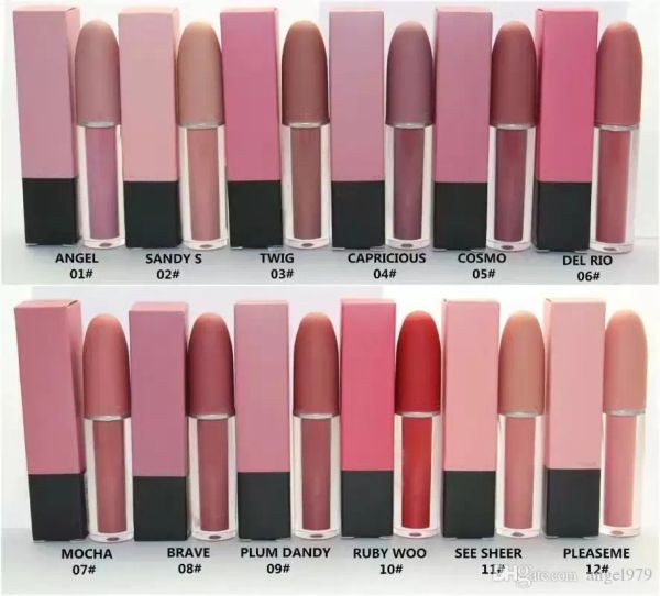 Marken-Make-up, gute Qualität, niedrigster Bestseller, guter Verkauf, neuer EST-Lipgloss, zwölf verschiedene Farben, LL