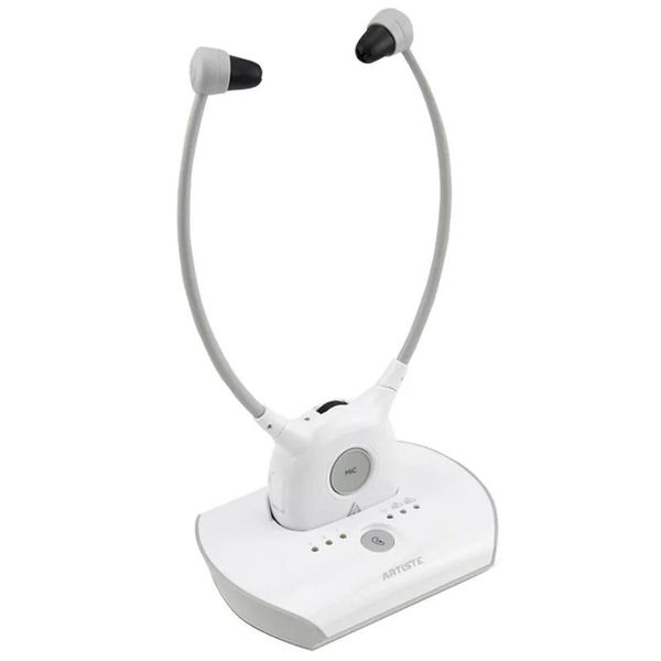 Cuffie Artiste APH100 TV auricolare per apparecchi acustici Wireless 2.4G HIFI TV Cuffie Installazione commerciale Cuffie per apparecchi acustici per anziani