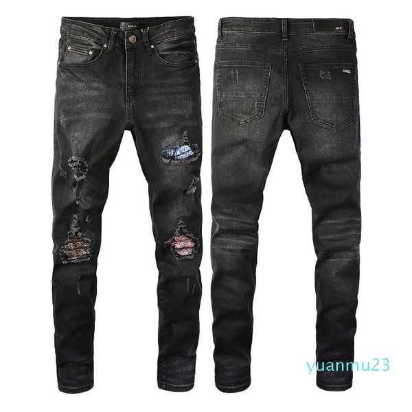 Nuovi arrivi jeans Mens Luxury Designer Denim Jeans Pantaloni Fori Pantaloni Biker Abbigliamento uomo 2024 Vendita calda