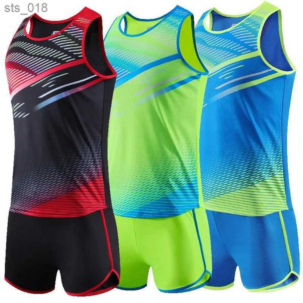 Abbigliamento da jogging 2 pezzi / set Tuta da uomo Vestibilità rapida Tuta da jogging per uomo Abbigliamento da allenamento Gilet da maratona + Pantaloncini Set da corsa Atletica leggeraH24119