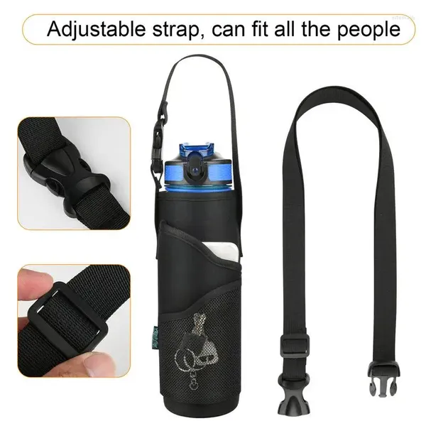 Sacos de armazenamento Saco de garrafa de água Mantenha seu estilingue isolado fresco para garrafas de 32oz Sli M Cups Carrier Strap Sports Holder