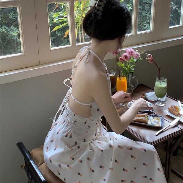 Vestidos de festa Vestidos Verano 2024 Mujer Roupas para Mulheres Yangyang Verão FashionThai Designers Compraram Abacaxi Francês Romântico