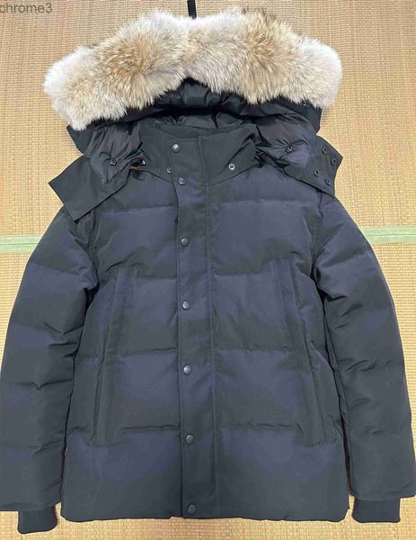 Canada Men Puffer Winter Down Parka Man Jassen Daunejacke Wyndhams Outwear Big Fur Hooded Coat Italy Arctic Jacket Men's Homme Doudoune Manteau Designer YH9L