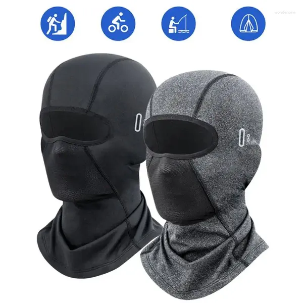 Capacetes de motocicleta inverno equitação máscara térmica cachecol balaclava velo bicicleta rosto capa ao ar livre ciclismo pescoço mais quente capuz