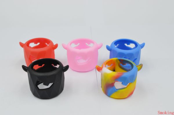 Anel de banda de escudo de silicone para bulbo bolha tubo de vidro tampa protetora atomizador universal pirex gordo menino convexo proteção de manga decorativa dhl