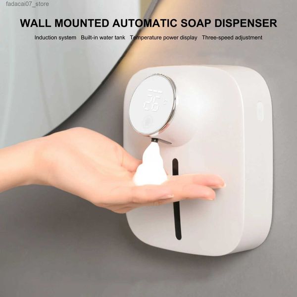 Дозатор для жидкого мыла, 320 мл, настенный ручной держатель для душа в ванной комнате с дисплеем температуры 2023 Q240119
