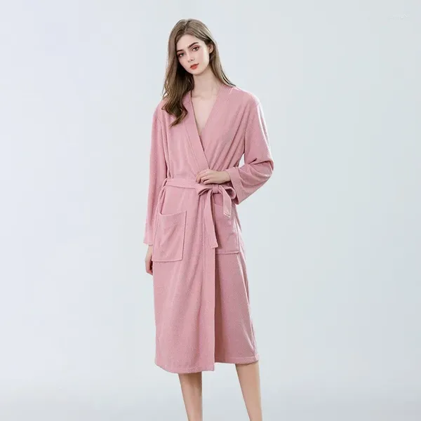 Indumenti da notte da donna Autunno Estate Pigiama Yukata Asciugamano da donna Accappatoi di grandi dimensioni Lungo Spa Sudore Abbigliamento da bagno primaverile Esclusivo transfrontaliero