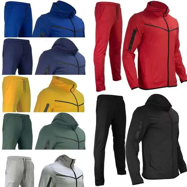 Pantaloni da uomo Techfleece spessi Giacca con maniche in pile tecnico Pantaloni sportivi Designer Space Pantaloni sportivi in cotone Pantaloni da jogging Tute Felpa con cappuccio all'ingrosso 2 pezzi Sconto del 10% 79