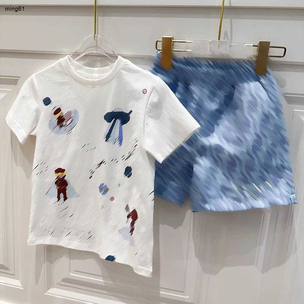 Brand Kids Shorted Abite Short Stupie per le tracce per bambini Taglie 90-150 T-shirt e lettere per ragazzi estivi in tutti i pantaloncini Jan20