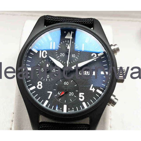 Iwcity Luxury Watches for Men Mechanics Fare orologio da polso 3777 Timing top pilota Timing a sei perni Impossibile designer di cinture da uomo impermeabile 1p