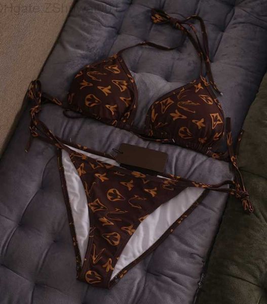 2023SS Heißer Verkauf Bikini Frauen Mode Bademode Auf Lager Badeanzug Verband Sexy Badeanzüge pad Tow-stück 8 Stile LL117 P089