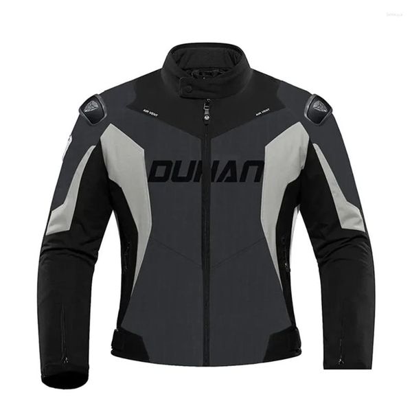 Мотоциклетная одежда M-3XL Duhan черная куртка мужская защитная экипировка для мотокросса мотогонки пальто мотоцикл байкерские принадлежности для верховой езды Drop Delive Dhij6