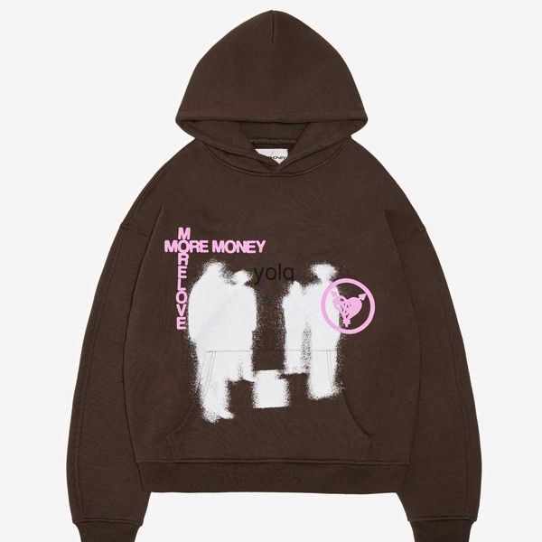 Felpe con cappuccio da uomo Felpe con cappuccio Y2k Felpa con cappuccio Streetwear Harajuku Hip Hop Stampa grafica Pullover oversize con cappuccio Uomo Donna New Gothic Toppsyolq