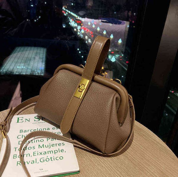 Taschen hohe Textur Litschi-Muster Handtasche Tasche neue personalisierte Achselhöhle Vielseitige Single Shoulder Messenger Bag