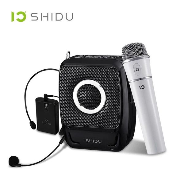 Alto-falantes Shidu S92 25W Amplificador de Voz Portátil Mini Áudio À Prova D 'Água Bluetooth Speaker com Microfone Sem Fio Portátil para Professores