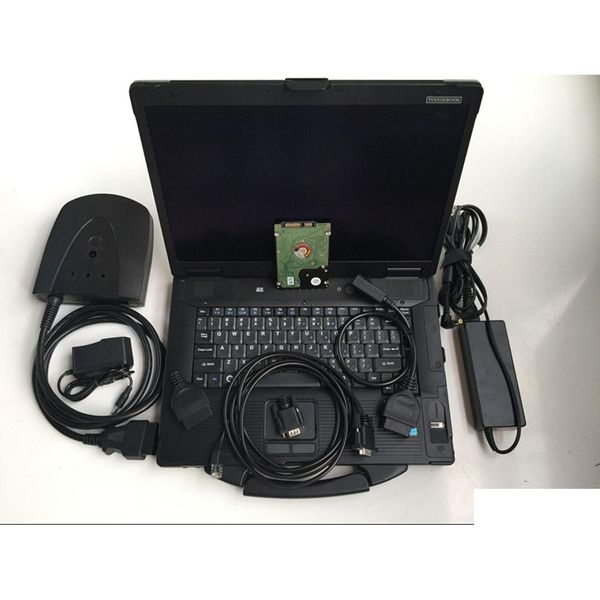 Диагностические инструменты для Honda Hds Tool Him с двойной платой USB1.1 к сканеру Obd2 RS232 и ноутбуку Cf52 Готовая работа Прямая доставка Automo Dh41B