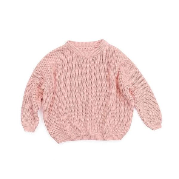 Pullover Plover 1-5Y Maglione basic per bambino Girocollo Spessore Bambini Slouchy Abbigliamento in morbida lana Per Ragazzi Ragazze Autunno Inverno Maglioni Con cappuccio Dhgfc