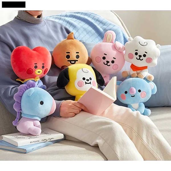 Плюшевые куклы Kpop Baby Face Bangtan, плюшевые игрушки для мальчиков, брелок для ключей, аниме, собака, кролик, овца, коала, лошадь, мягкая кукла, животное, подарок для детей