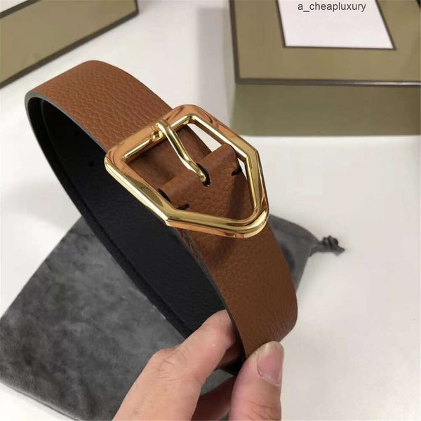 TF Cintura di lusso Designer di alta qualità 3A Uomo Donna Cinture in vera pelle Moda Accessori di abbigliamento all'ingrosso Cintura da lavoro Fibbia grande Origine tom-fords BDTO