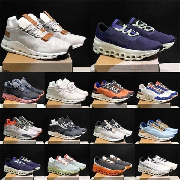 Designer Mulheres Sapatos Nova Running Shoes 2023 Mens Designer Cloudnova Mulheres Rosa Pérola Cloudmonster Monster Sneakers Surfer Workout e Cross Men