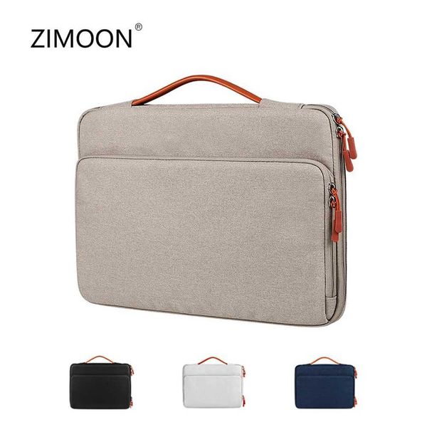 Laptoptaschen Rucksack Universelle Laptop-Handtasche 13/14/15 Zoll Notebook-Hülle für MacBook Doppelter Reißverschluss Computer-Tragetasche für iPad-Aktentasche