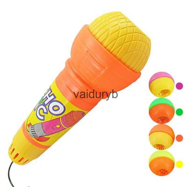 Tastaturen Klavier 1pc Echo-Mikrofon Lustige Neuheit Mehrfarbiges Echo-Mikrofon Spielzeugmikrofon für ältere Kinder (keine Batterie erforderlich, zufällige Farbe) vaiduryb