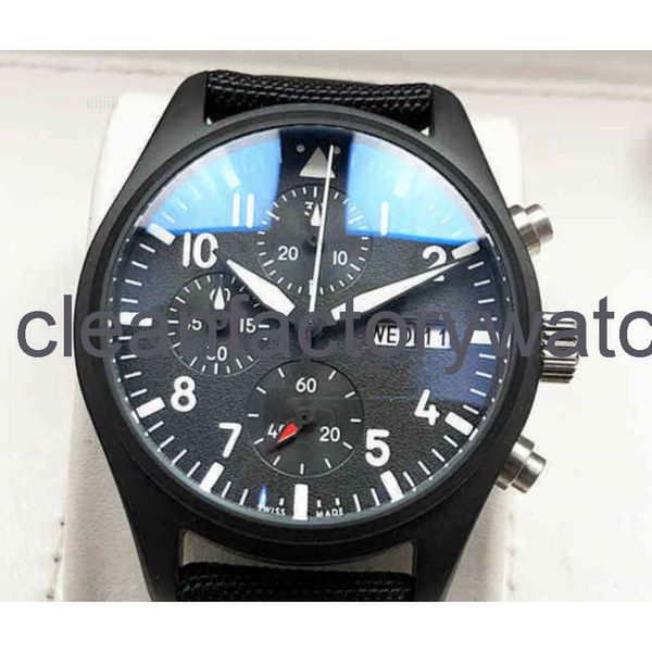Iwcity Top Luxury Watches for Men Mechanics Mechanics Birstear Fighter 3777 Pilot Timing Шесть контактов с светящимися водонепроницаемыми мужскими ремнями 1P 2530