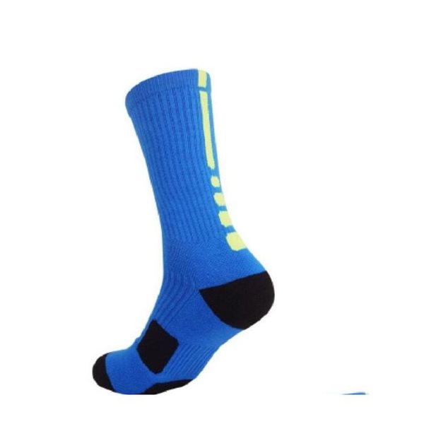 Sportsocken Ausgewählter Stoff Outdoor-Schweißabsorption Atmungsaktive Lauftuchsocke Anti-Reibung Kinder-Basketball-Mittelrohr K Dhqko