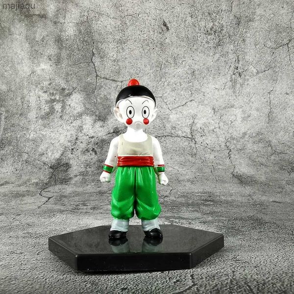 Figuras de brinquedo de ação dbz anime figura figura de ação modelo chiaotzu versão estátua feito à mão modelo de pvc estatueta brinquedos presente