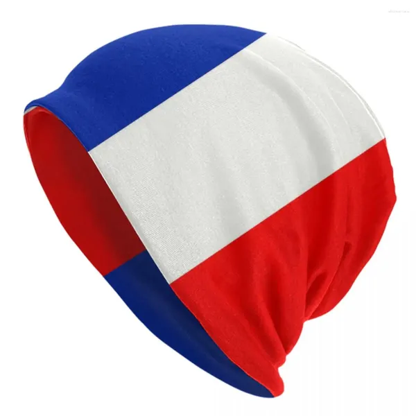 Berets Bandeira Francesa França Bonnet Chapéus Chapéu de Malha de Rua para Mulheres Homens Inverno Quente Skullies Beanies Caps