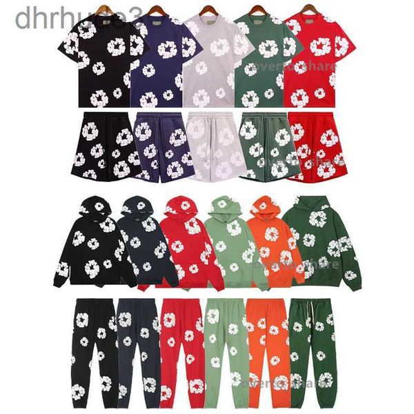 Herren Hoodies Sweatshirts Designer Langarm Kapuzenhemden Shorts Print Hoodie Fashiong Hosen Trainingsanzug S-XL 6P0H