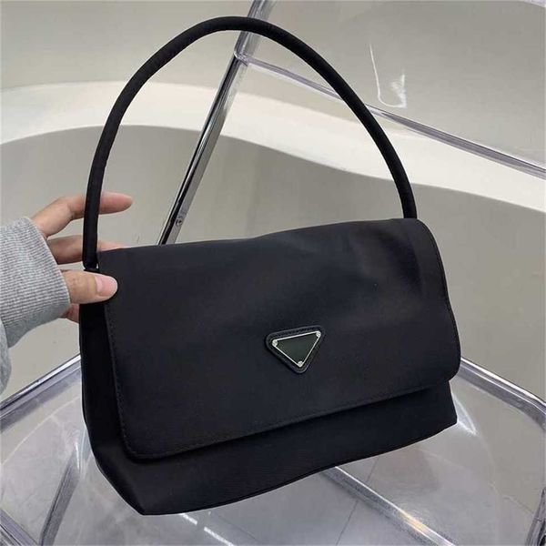 Qiao Ge Bolsa feminina de ombro em tecido de nylon de alta capacidade, bolsa casual fashion para axilas 1rb, fábrica on-line 70% venda