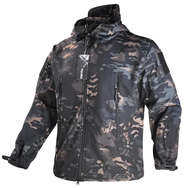 Куртки мужские военные камуфляжные куртки мужские флисовые мягкие военные тактические куртки Safari Multicam мужские 5XL куртки армии США ветровка