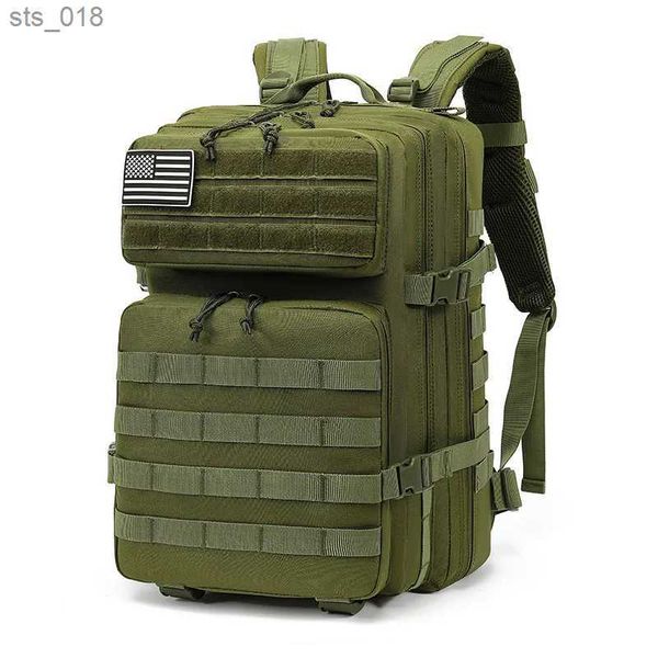 Sacos ao ar livre Outdoor 3P Attack Tactical Mochila Camuflagem de alta capacidade Esportes Montanhismo Mochila Equipamento de ventilador do exército Mochilas de acampamentoH24119