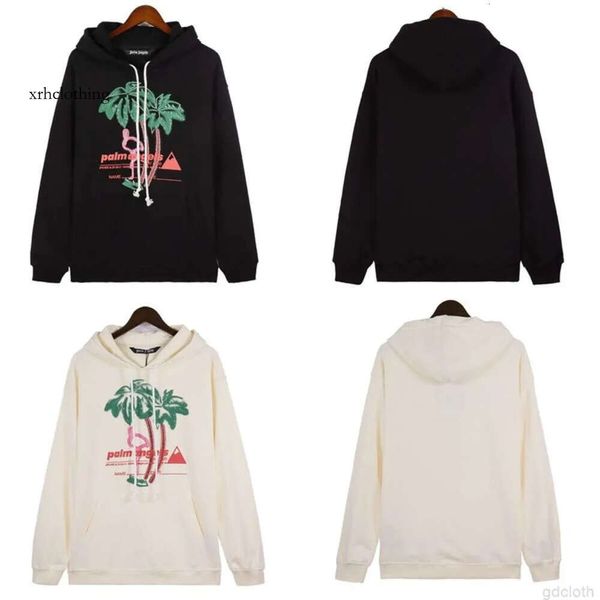 Palm Angles Hoodie Mode Kleidung Sweatshirts Herbst Winter Palmen Baum Flamingo Print Hoodie Lose entspannte Herren- und Damenpullover Tre