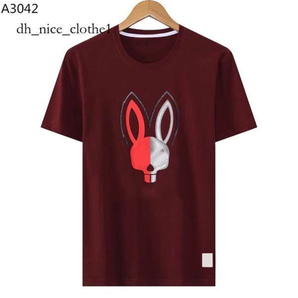 psychologisches Häschenhemd Herren Damen Skelett Kaninchen 2024 Neues Design Multi Style Herrenhemd Modedesigner T-Shirt Paar Kurzarm Mann Tops 6760 physcho bunny