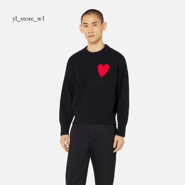 Tasarımcı Amis Sweater Sweater İşlemeli Amis Sweater Erkek ve Kadın Çift Çift Çekme Amis Çekme Ceket Şeker Renkli Külkü HARDIGAN 8899