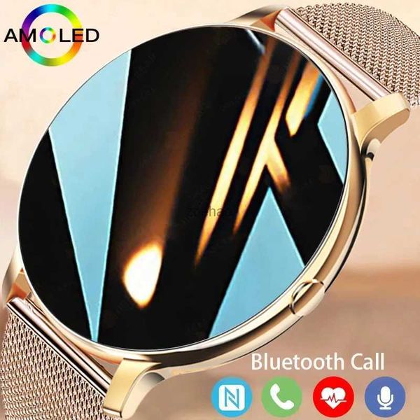 Smart Watches 2023 Neue Bluetooth Anruf Smart Uhr Frauen männer Wasserdichte Sport Fitness Tracker Multifunktions AMOLED Damen Smartwatch Für Xiaomi