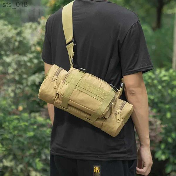 Sacos ao ar livre Lawaia Caminhadas Saco de Cintura Ao Ar Livre 600D À Prova D 'Água Oxford Escalada Sacos de Ombro Militar Tático Pesca Camping Bolsa Bolsa 2024H24119