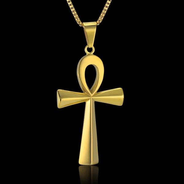 Collana con ciondolo croce egiziana Ankh 19