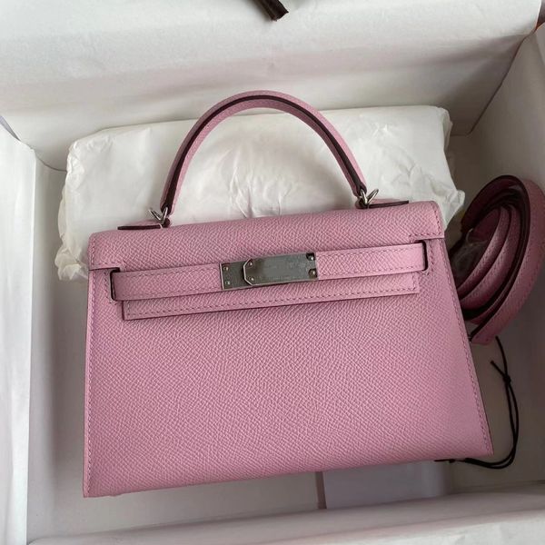 10A Top Quality Luxury Designer Totes Bag Totalmente Handsewn Segunda Geração 19 Epsom Couro Mini Um Ombro Crossbody Bags Handbag