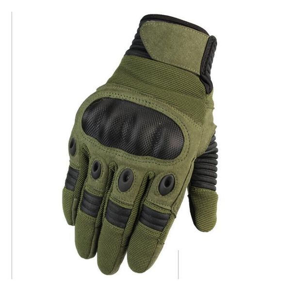 Guanti tattici Touchsn Ciclismo Moto Combattimento Nocche rigide Fl Dito Arrampicata su roccia Corda veloce Fitness Drop Delivery Automobili Mot Dheat