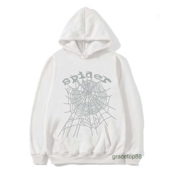 Örümcek Web Erkekler Hoodie Tasarımcı SP5der Kadın Hoodies Fashion 555555 Sweatshirts Şarkıcı Mektup Elmas Sweater Çiftler Bahar Sonbahar Ceket PF11