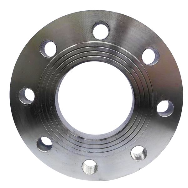 flange de soldagem plana de aço Flange de forjamento inoxidável de aço carbono de peças de reposição de tamanhos múltiplos