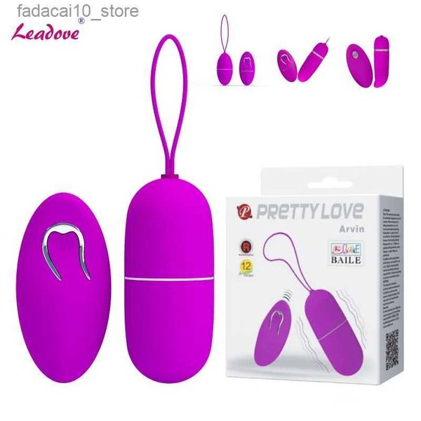 Altri articoli di bellezza per la salute Pretty love 12 velocità telecomando senza fili vibratore proiettile vibrazione prodotto adulto vibratore clitoride per donne Q240119